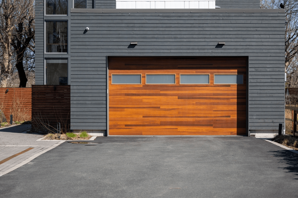 The Benefits of Installing a Modern Cedar Garage Door - garage door depair conroe